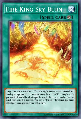 Pojedinačna karta iz seta pod imenom: Fire King Sky Burn