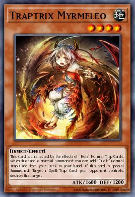 A single card from the set named: Traptrix Myrmeleo