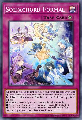 A single card from the set named: Solfachord Formal