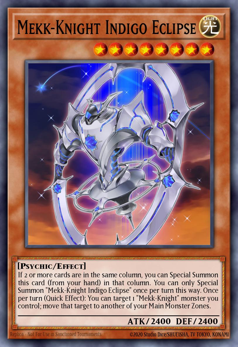 Card image of: Mekk-Knight Indigo Eclipse