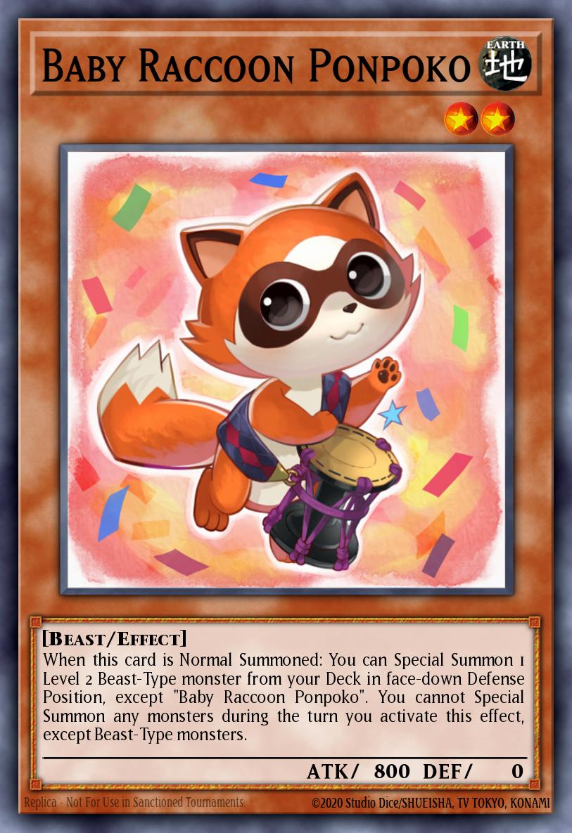 Slika karte: Baby Raccoon Ponpoko