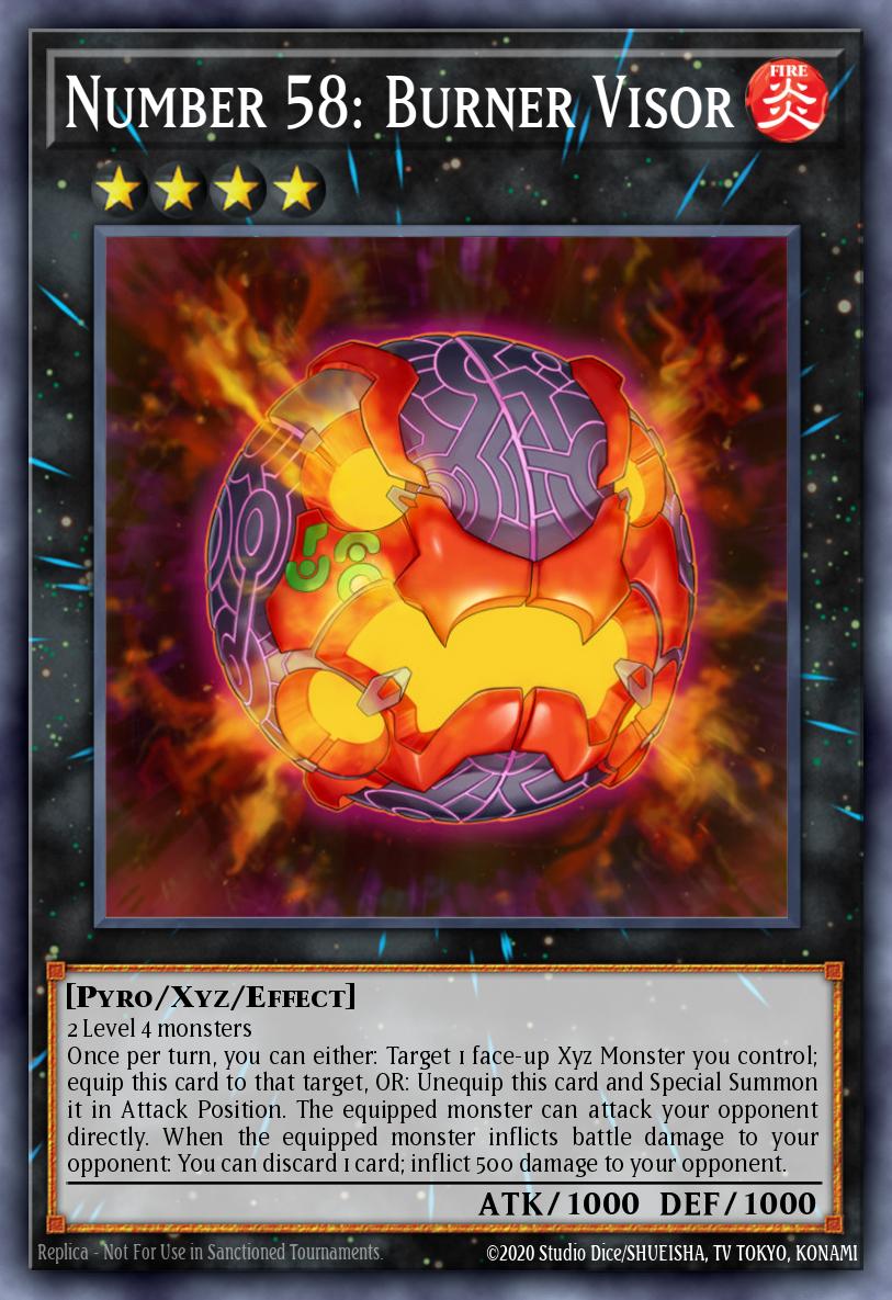 Slika karte: Number 58: Burner Visor