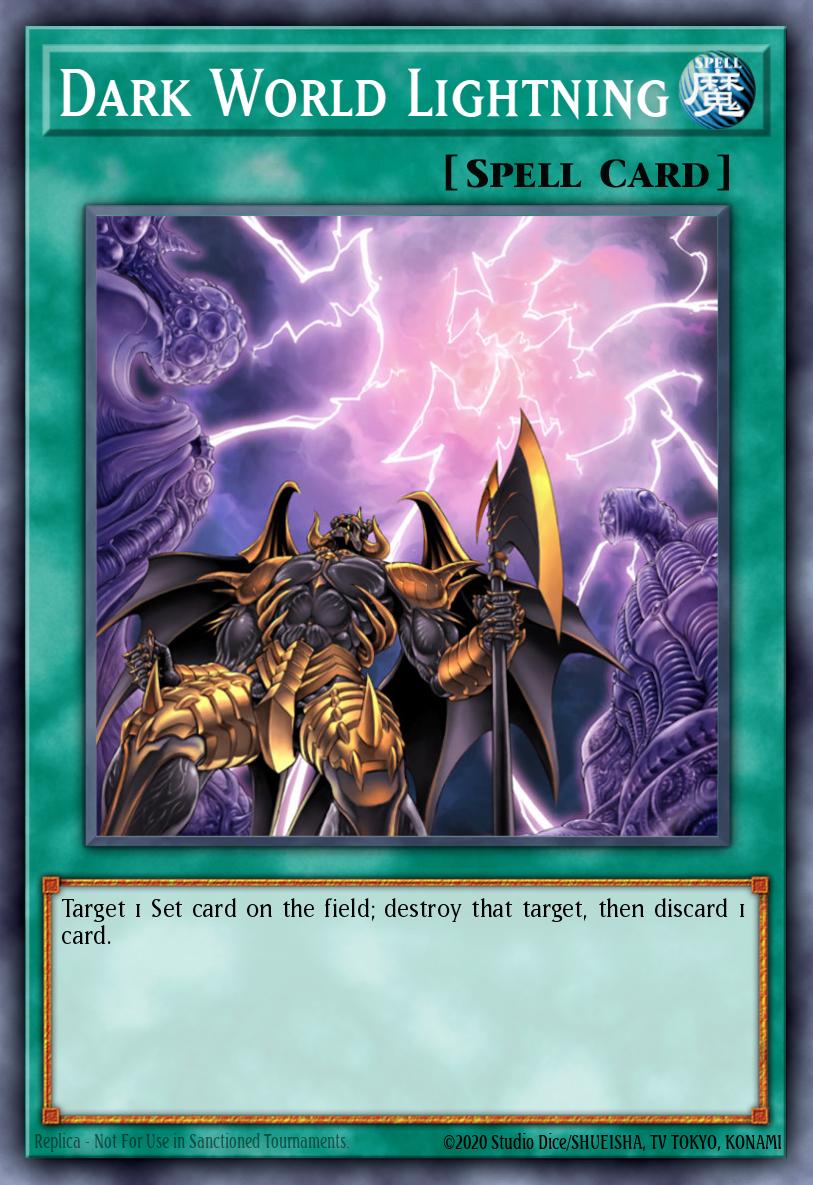 Card image of: Dark World Lightning