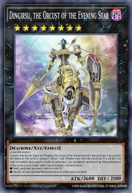 A single card from the set named: Dingirsu, the Orcust of the Evening Star