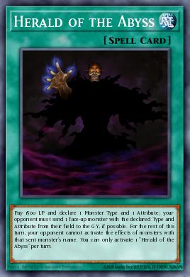 Pojedinačna karta iz seta pod imenom: Herald of the Abyss