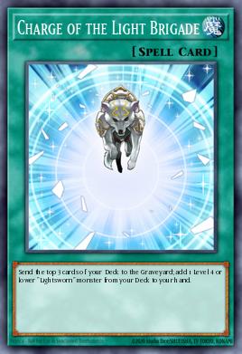 A single card from the set named: Charge of the Light Brigade