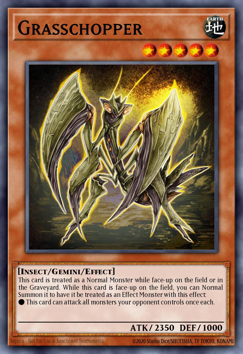 Card image of: Grasschopper