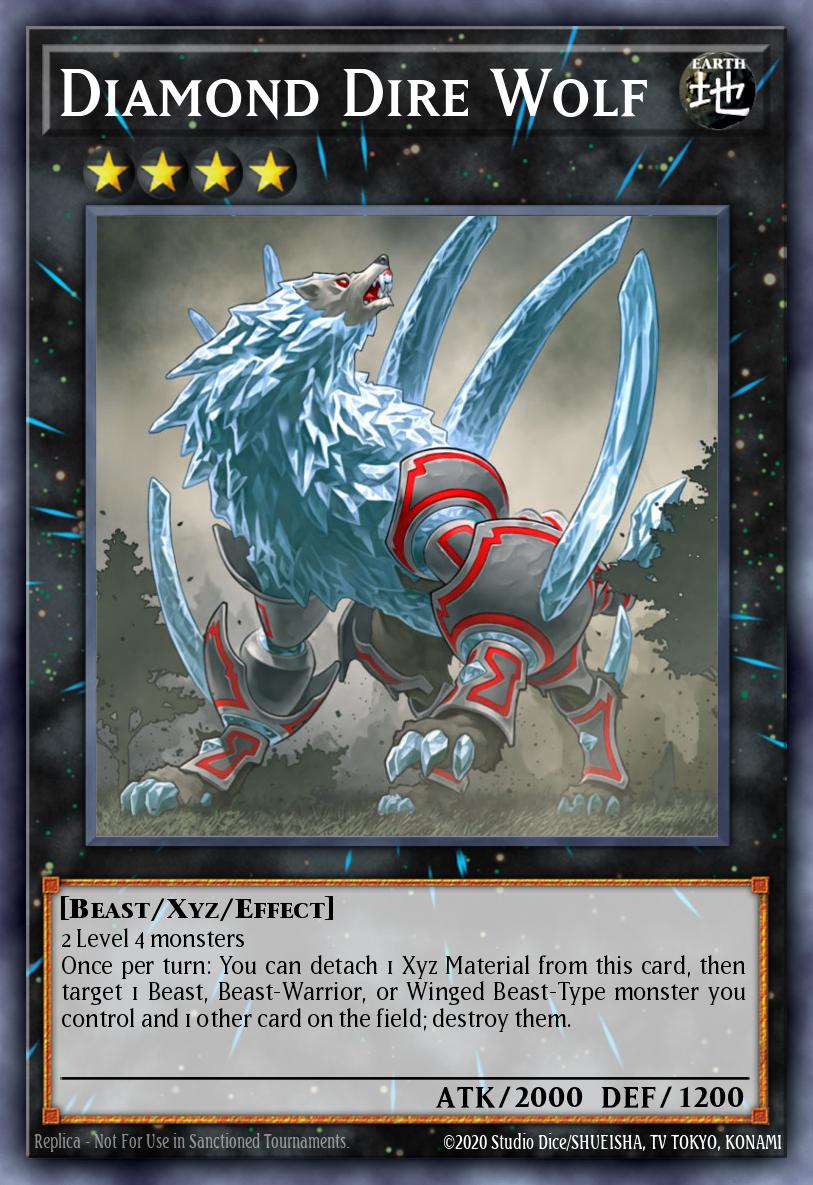 Card image of: Diamond Dire Wolf