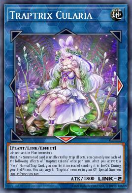 A single card from the set named: Traptrix Cularia