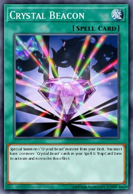 A single card from the set named: Crystal Beacon