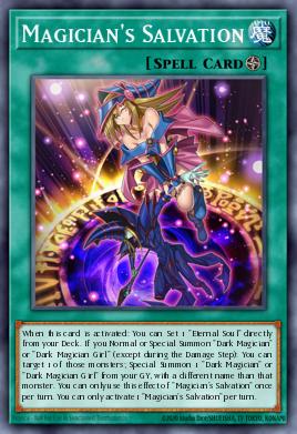 A single card from the set named: Magician's Salvation
