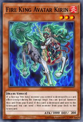 Pojedinačna karta iz seta pod imenom: Fire King Avatar Kirin