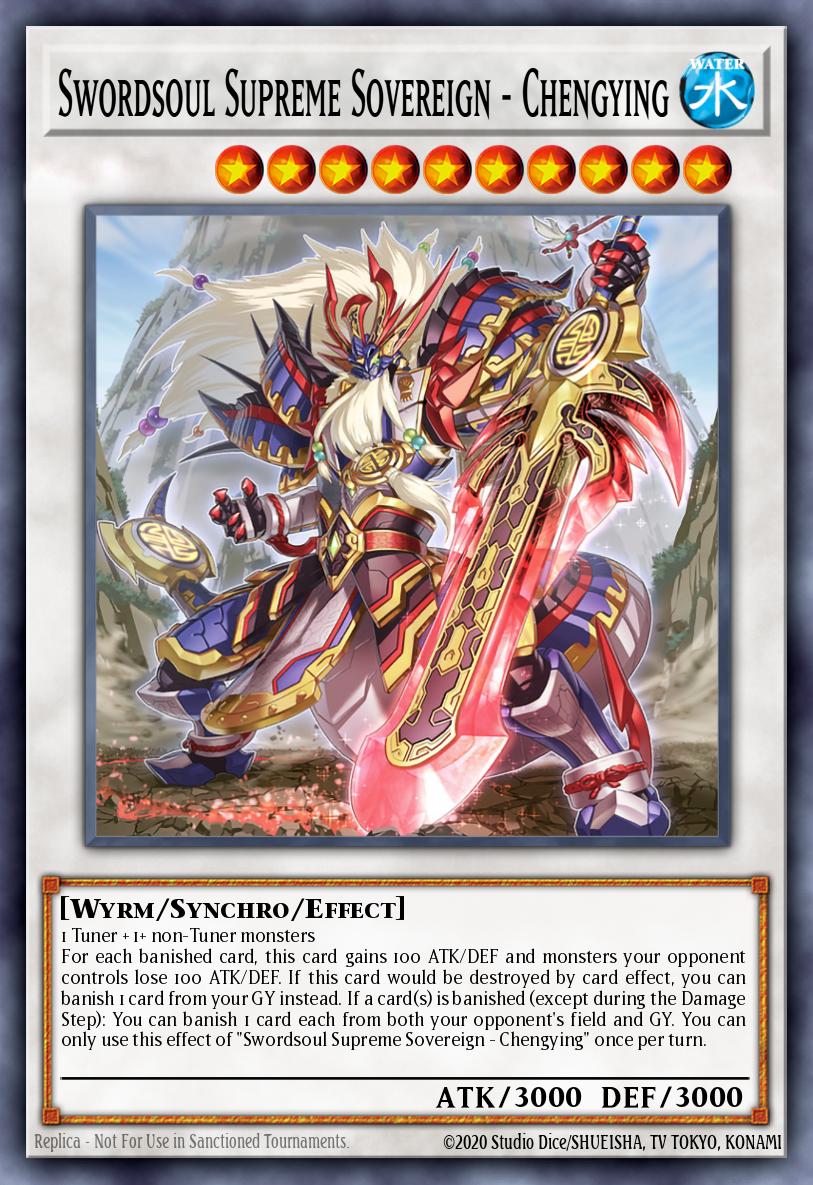 Card image of: Swordsoul Supreme Sovereign - Chengying
