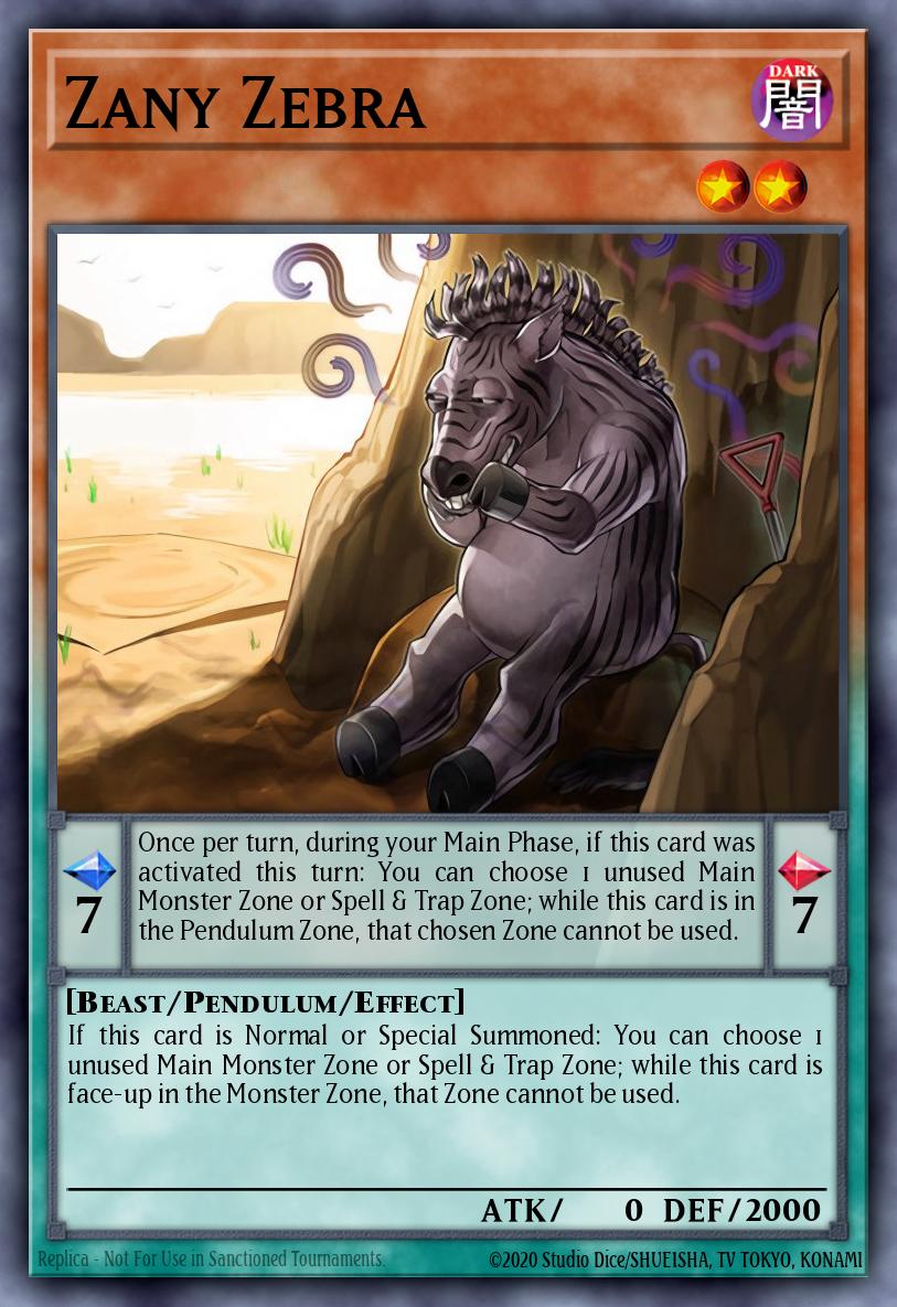 Slika karte: Zany Zebra