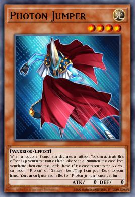 A single card from the set named: Photon Jumper