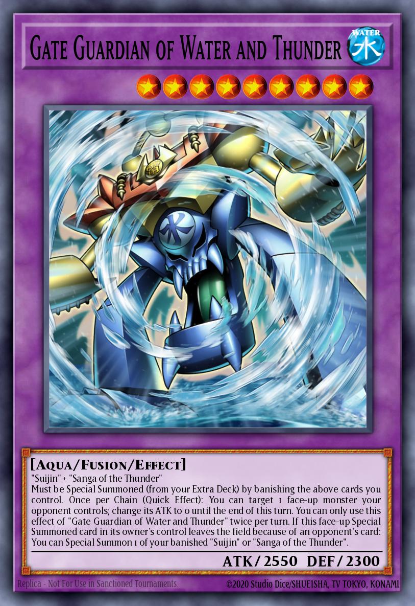 Card image of: Gate Guardian of Water and Thunder