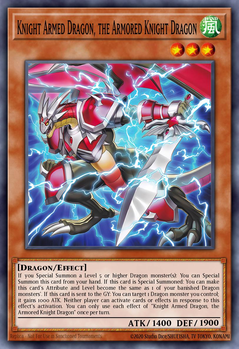 Card image of: Knight Armed Dragon, the Armored Knight Dragon