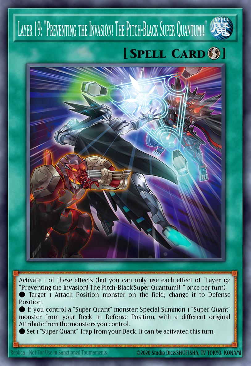Slika karte: Layer 19: "Preventing the Invasion! The Pitch-Black Super Quantum!!"