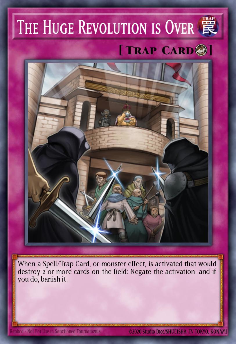 Card image of: The Huge Revolution is Over