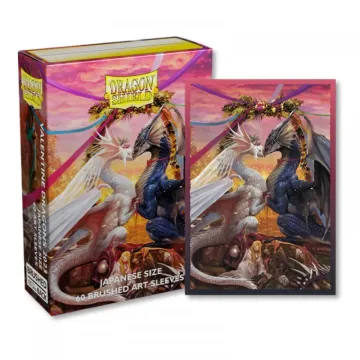 Dragon Shield Brushed Art Valentine Dragon 2023 Sleeves (small) - image of product number: 1